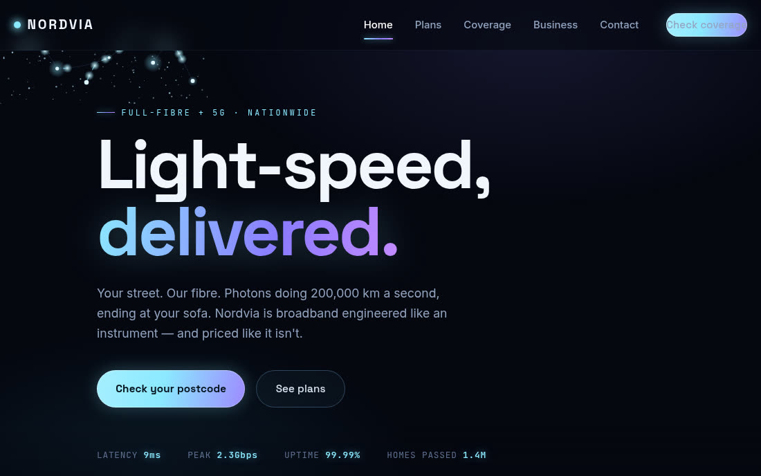 Nordvia website