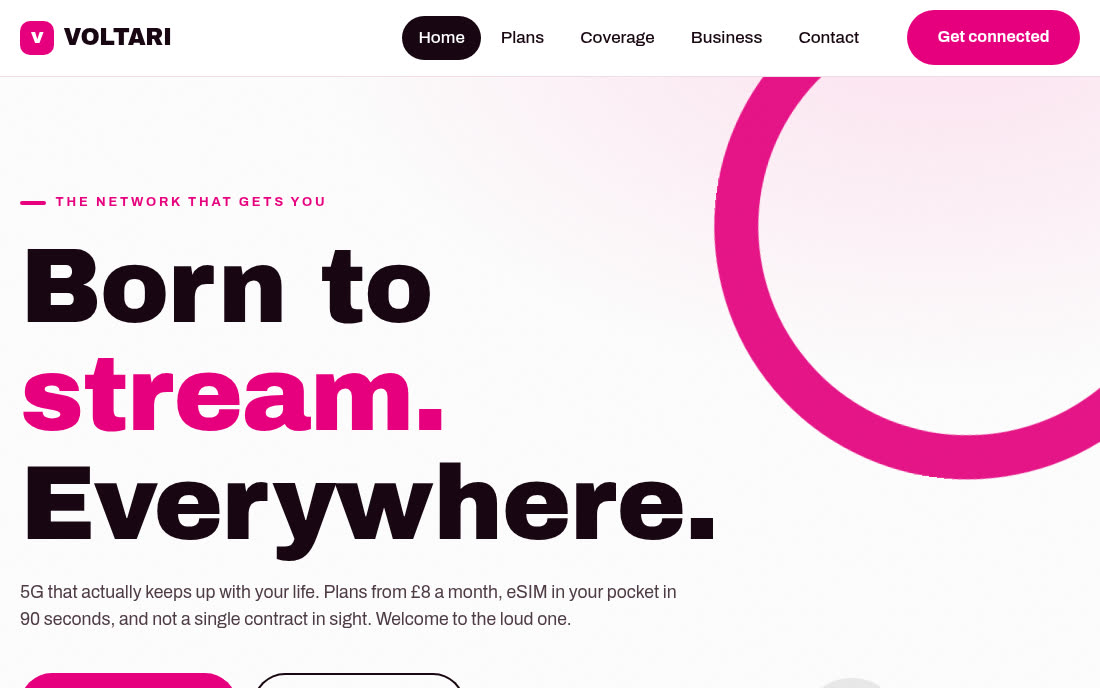 Voltari website